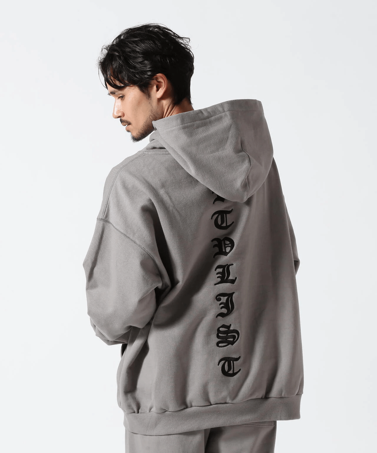 CTLS/シーティーエルエス/別注EMBROIDERY HOODIE gray 2