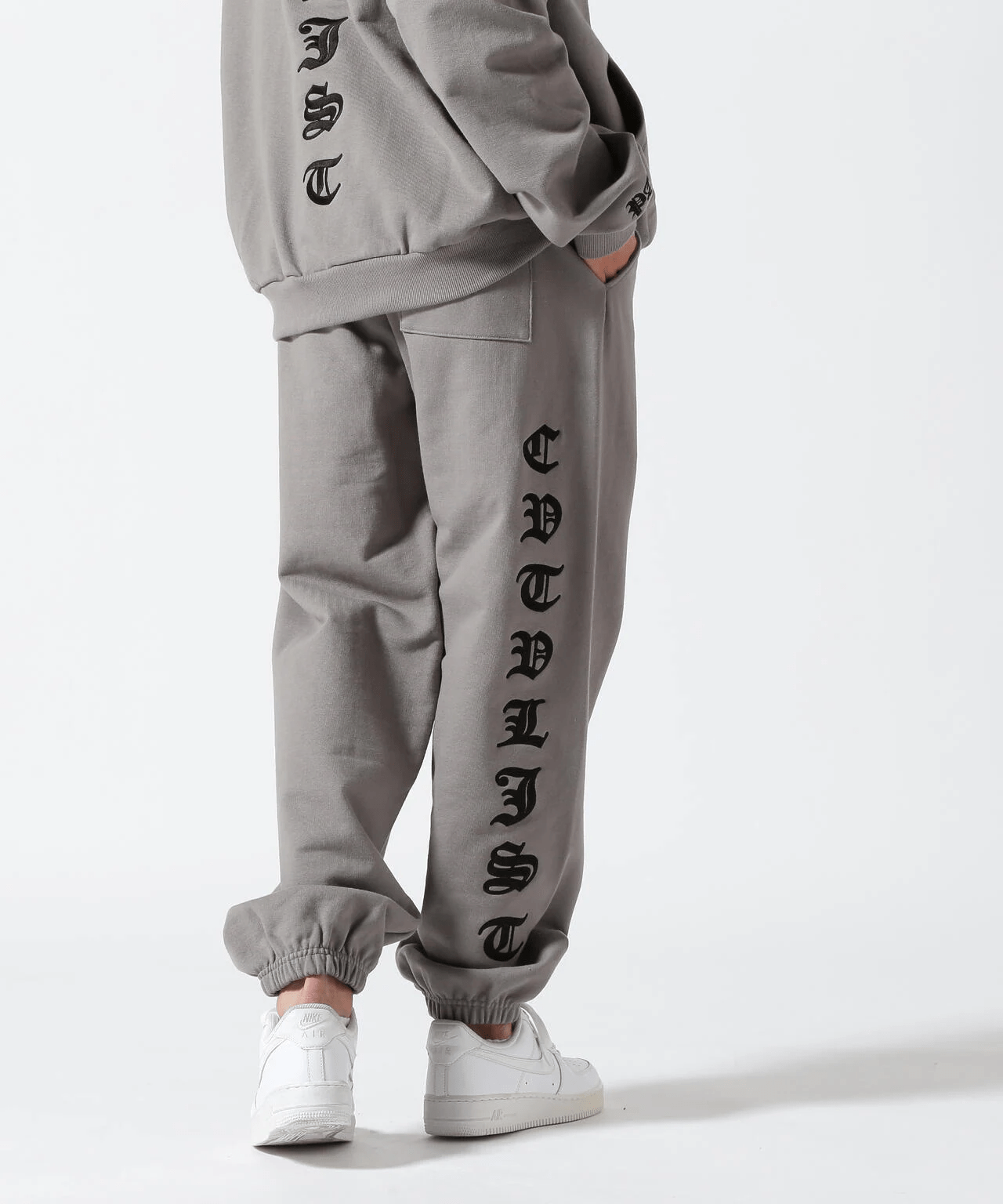 CTLS/シーティーエルエス/別注EMBROIDERY SWEAT PANTS gray 1