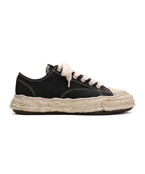 Maison MIHARA YASUHIRO/"PETERSON23" OG Sole Garment Dyed Canvas Low-top Sneaker black 36