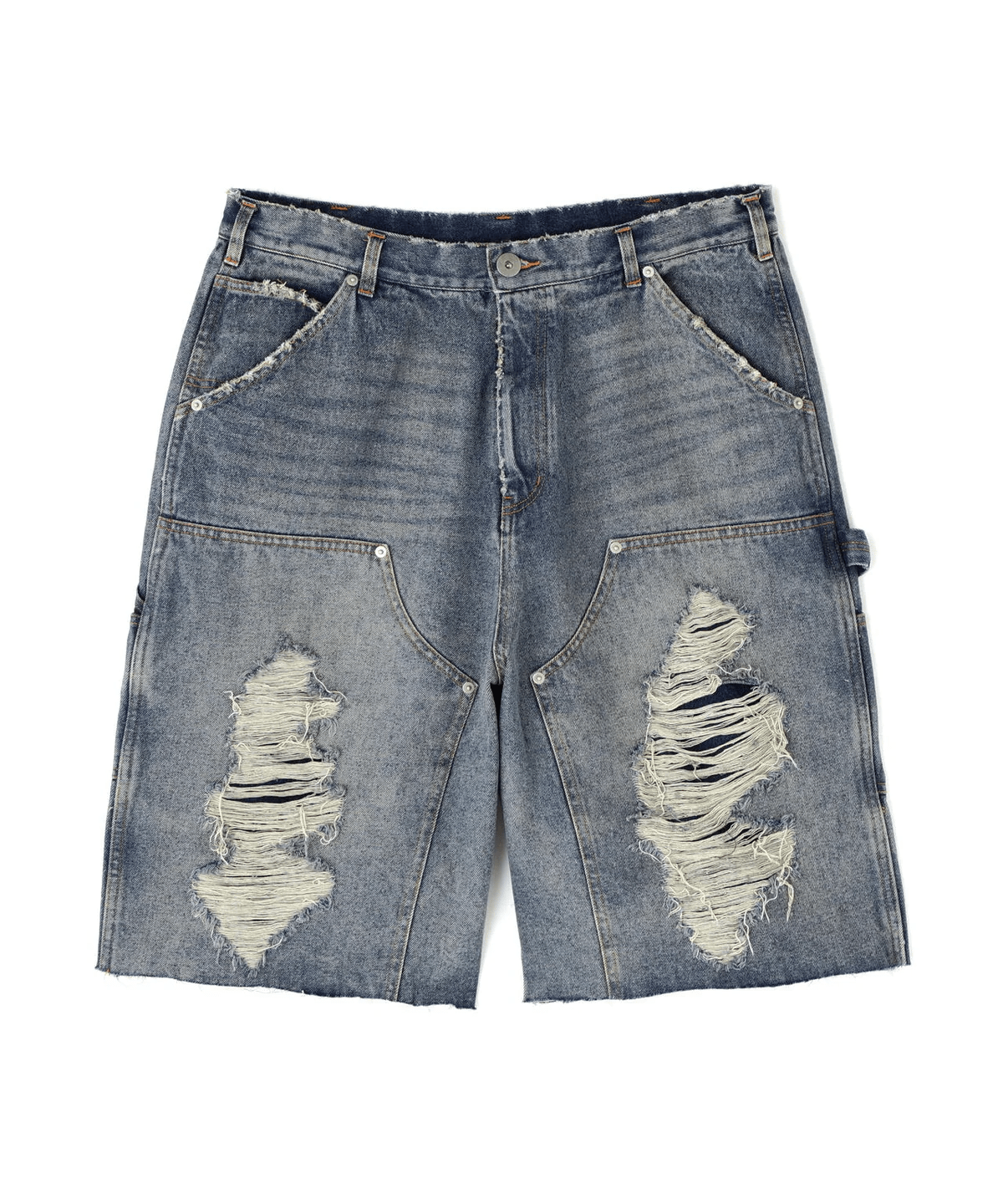 FR(13)NDS/フレンズ/DOUBLE KNEE SHORTS blue L