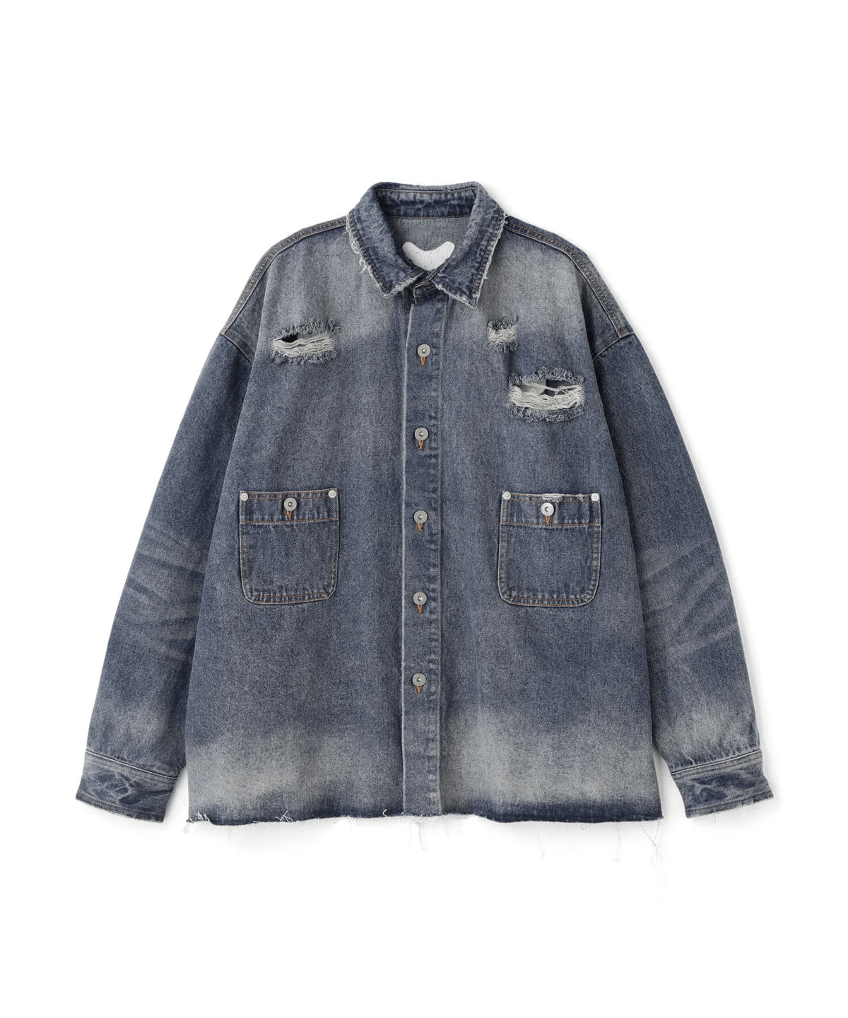 FR(13)NDS/フレンズ/Back Bone Shirt blue F