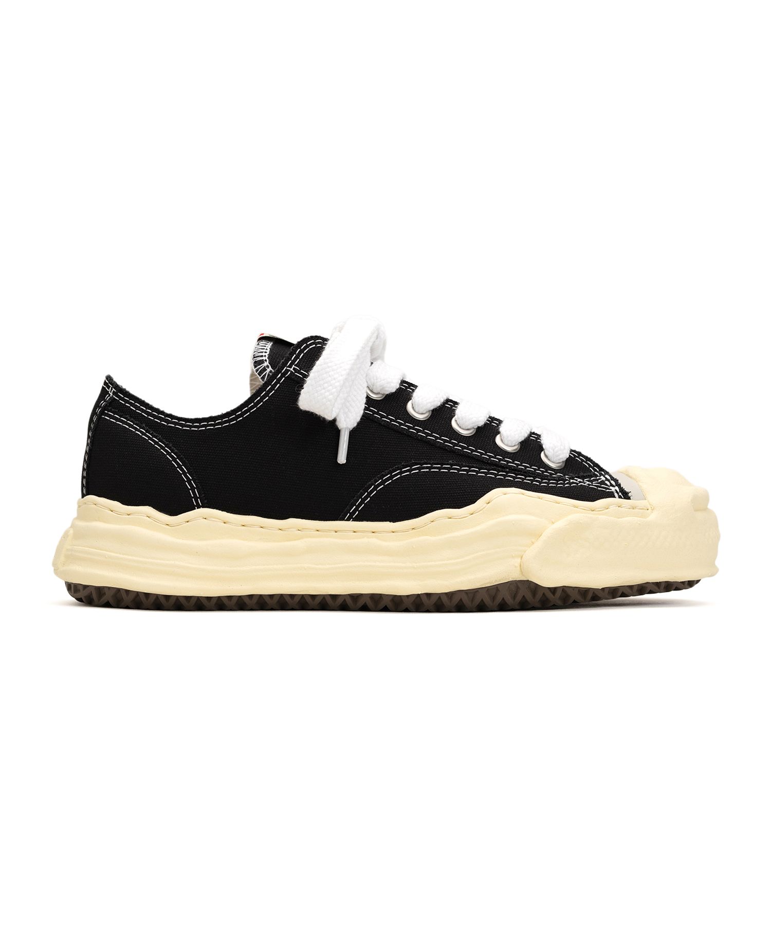 Maison MIHARA YASUHIRO/"HANK" VL OG Sole Canvas Low-top Sneaker black 39