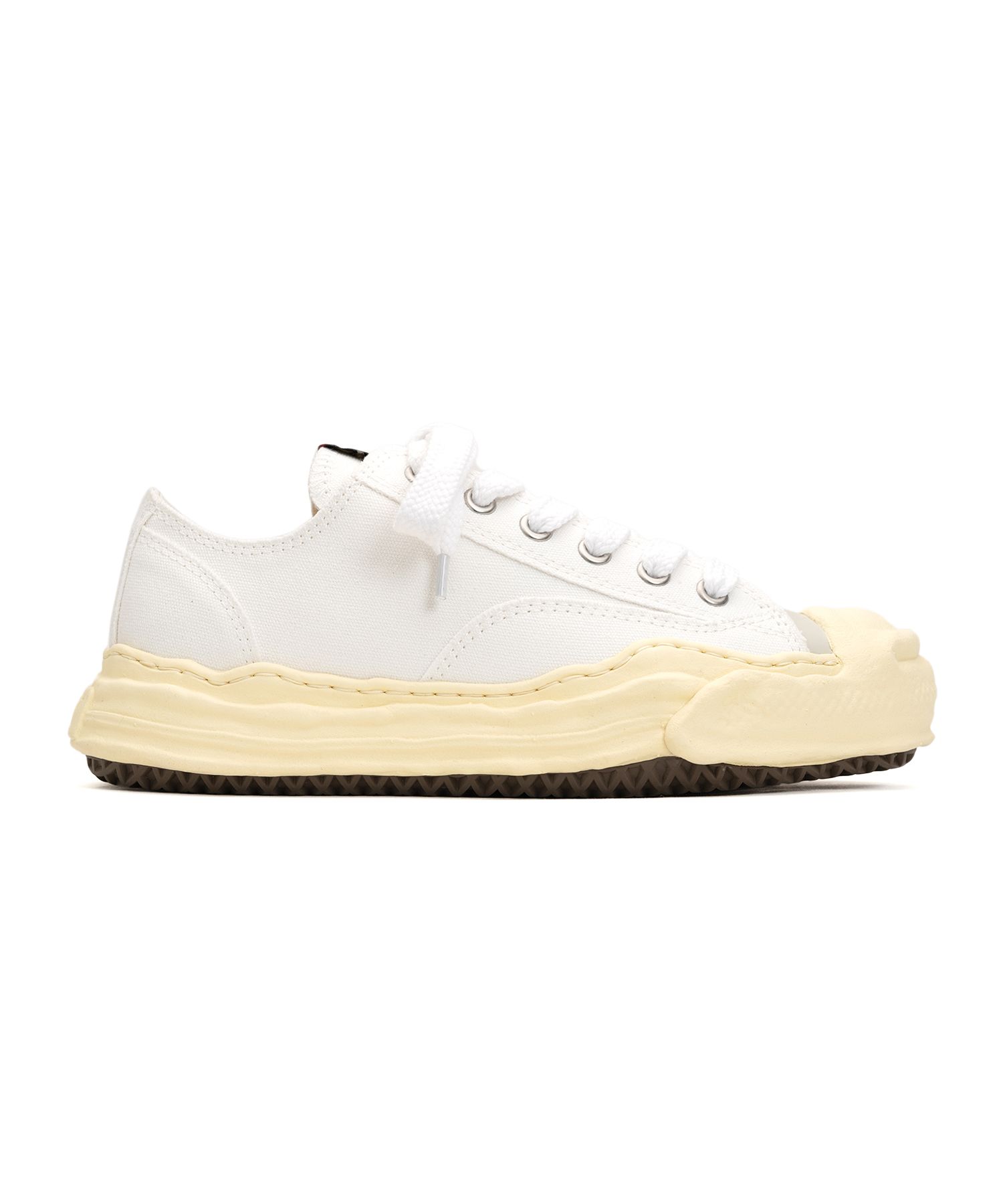 Maison MIHARA YASUHIRO/"HANK" VL OG Sole Canvas Low-top Sneaker white 44