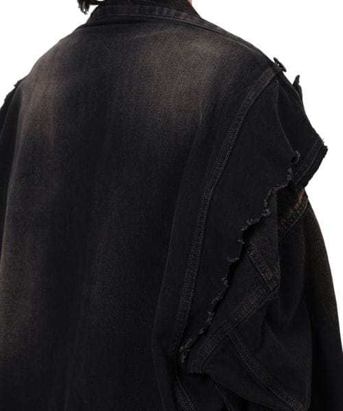 Maison MIHARA YASUHIRO/Reverse-Back Denim Jacket black 44