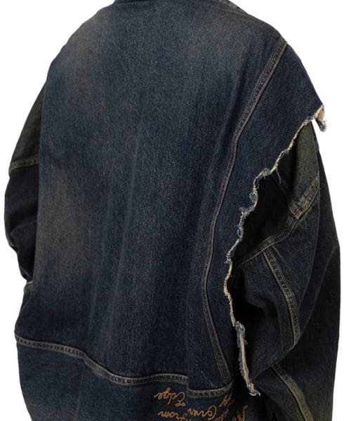 Maison MIHARA YASUHIRO/Reverse-Back Denim Jacket blue 48