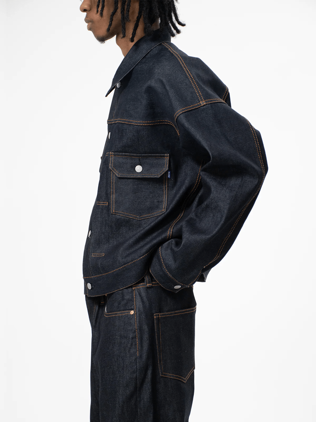 Bante/Japanese Selvedge Denim Jacket - Type 2 blue 4