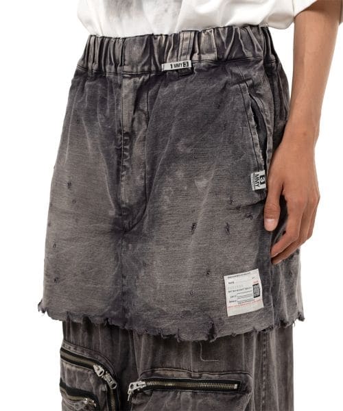 Maison MIHARA YASUHIRO/Waist Layered Flight Pants black 48