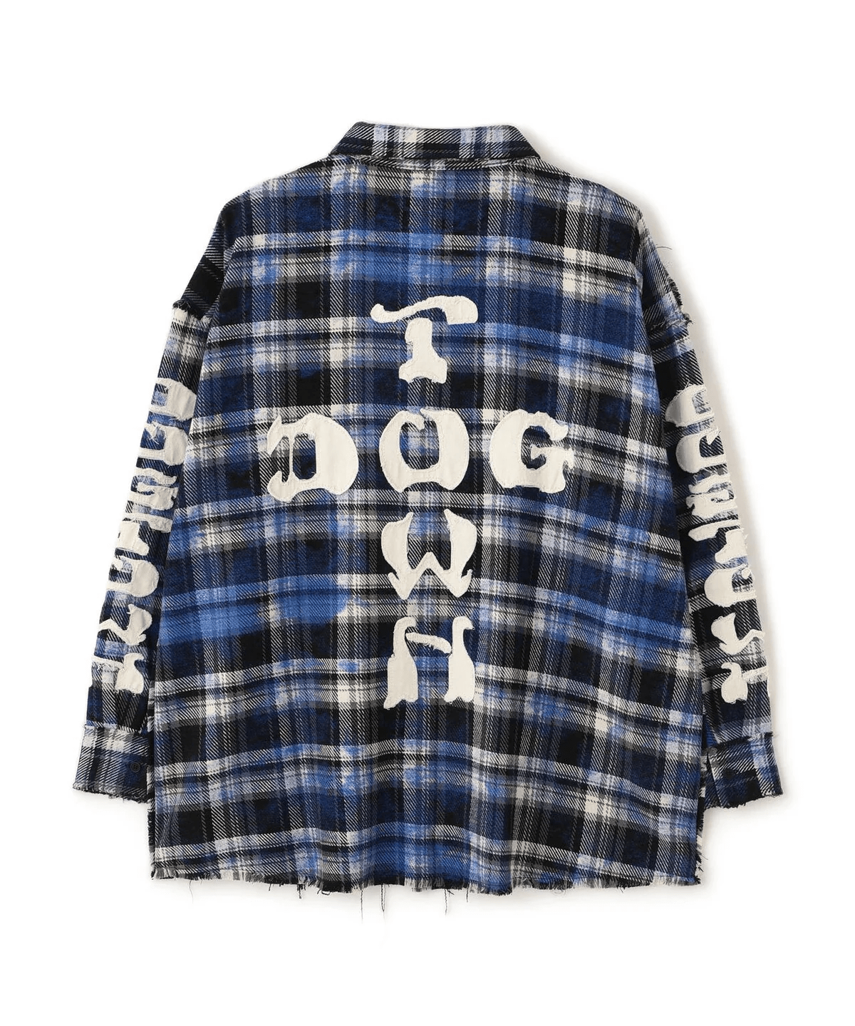 FR(13)NDS/フレンズ/DOGTOWN コラボチェックシャツ blue M