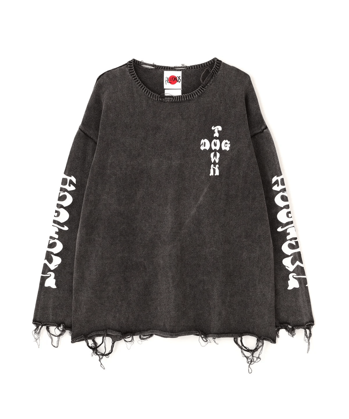 FR(13)NDS/フレンズ/DOGTOWN コラボニット grey L
