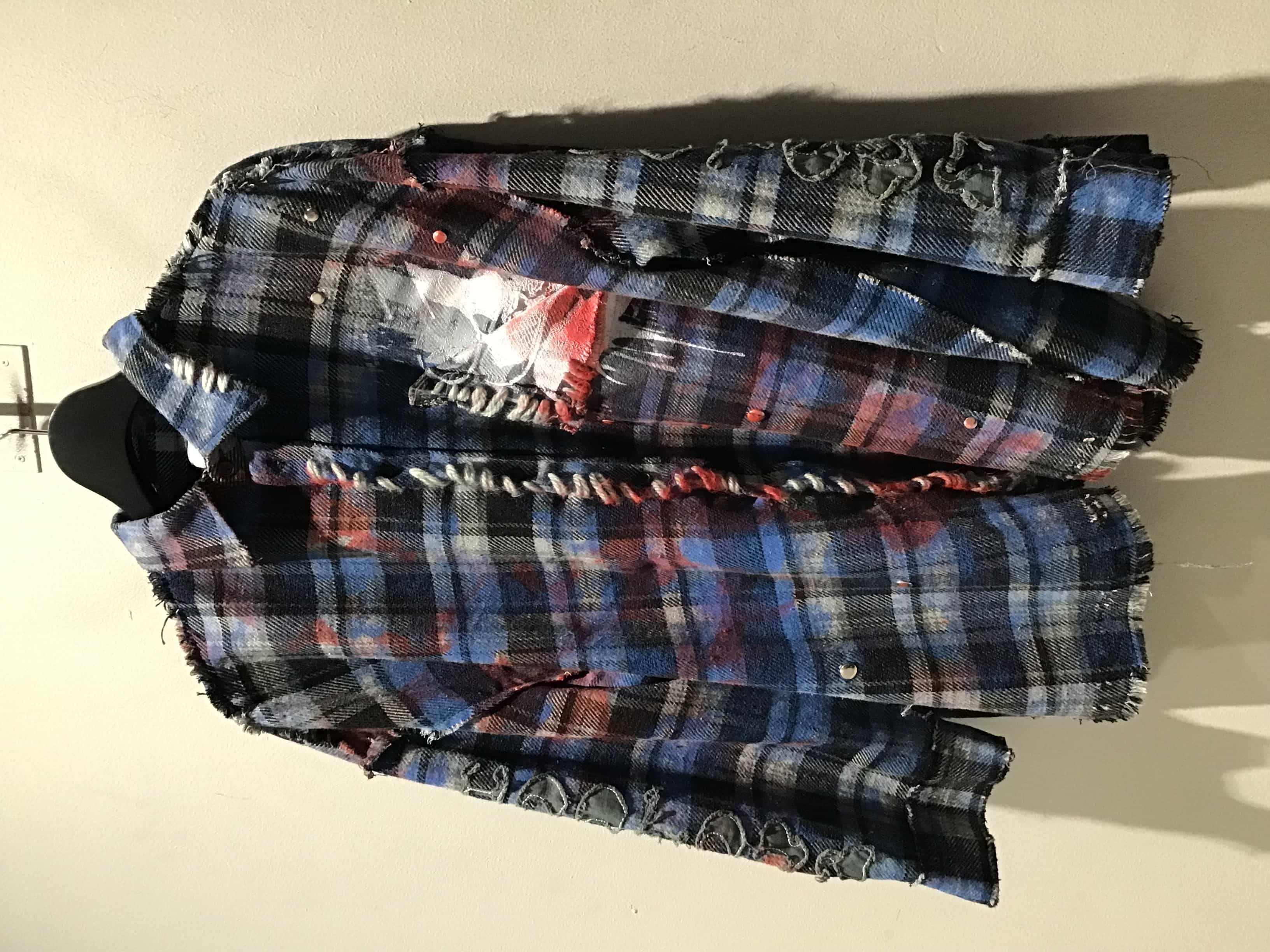 FR(13)NDS/フレンズ/DOGTOWN SHIRT×V.F.O blue L