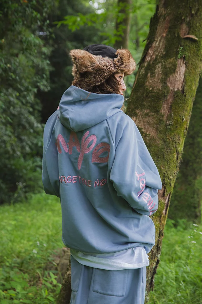 MAYO/MAYO MEDUSA EMBROIDERY HOODIE blue XL