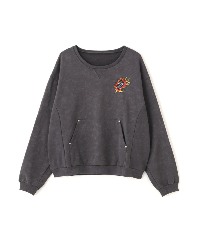 FR(13)NDS × Ed Hardy/フレンズ × エド・ハーディ/コラボスウェット gray M