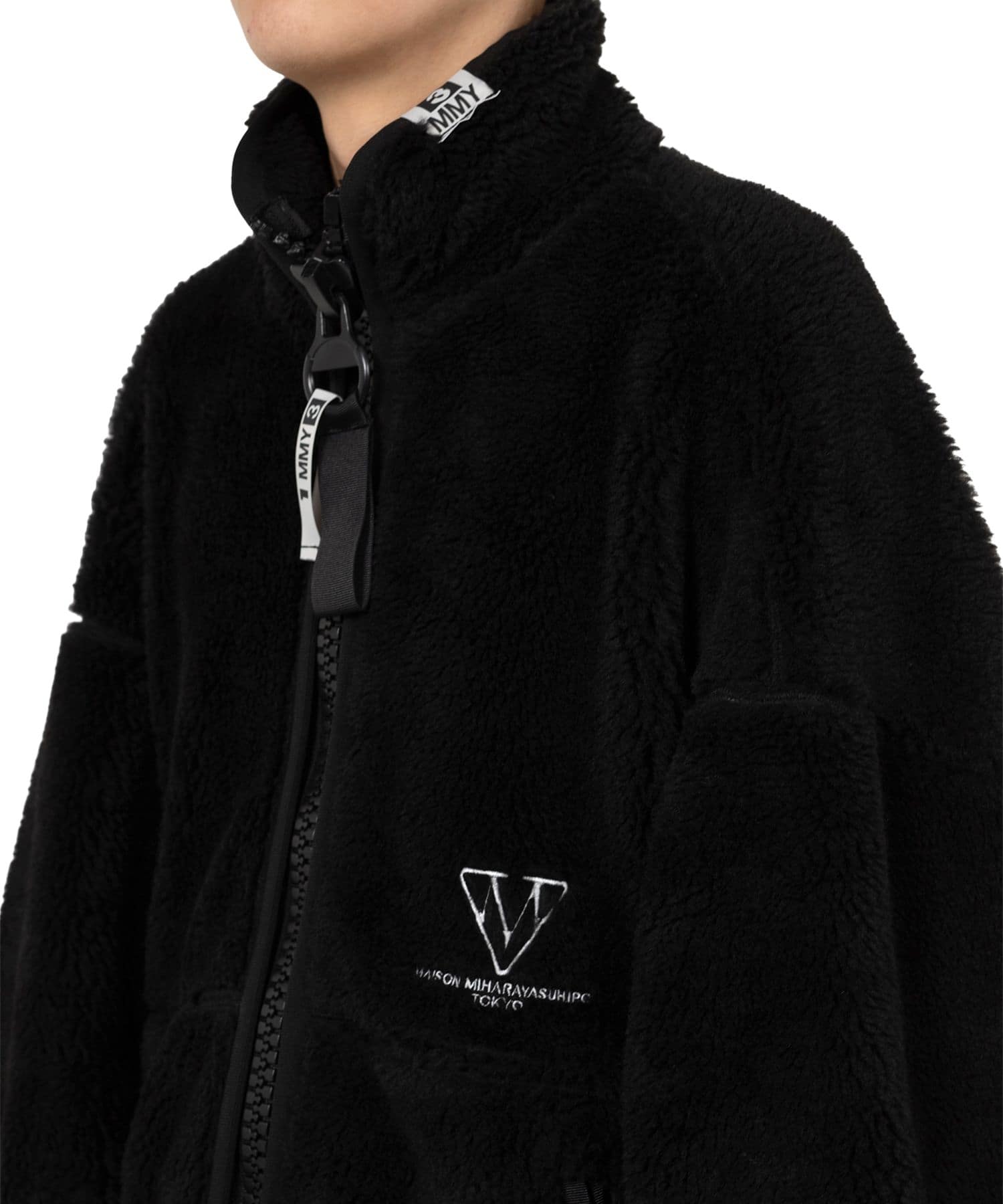 Maison MIHARA YASUHIRO/Amateur Sewn Like Boa Jacket black 46