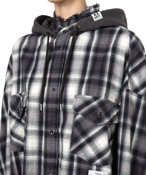 モンブランチ　MIHARA YASUHIRO Hooded Check モンブランチ MIHARA YASUHIRO Hooded Check Maison MIHARAYASUHIRO