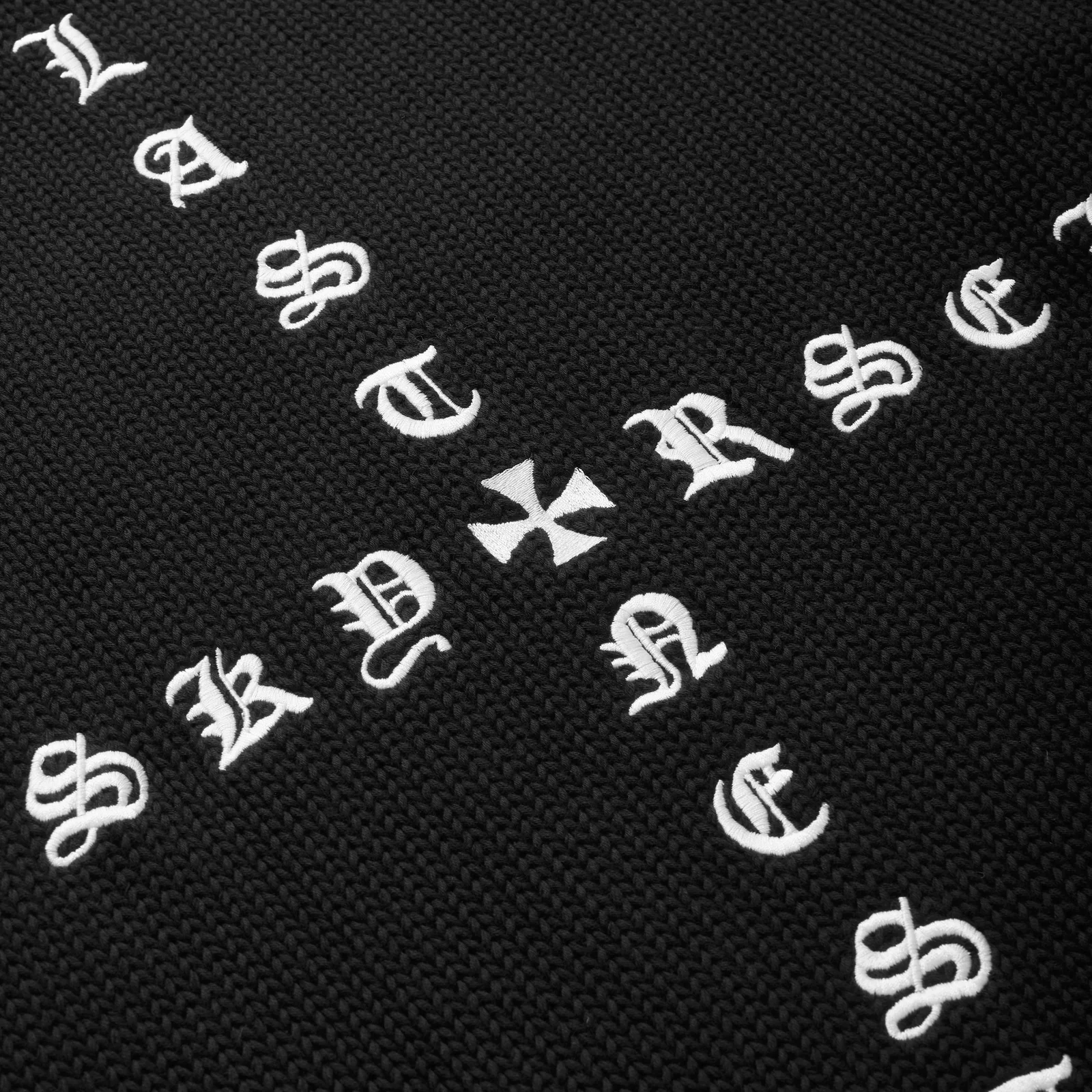 LAST NEST X CHAIN KNIT black M