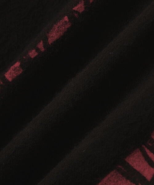 KMRii/ケムリ/Shadow Vine Long Flannel Shirt black 2