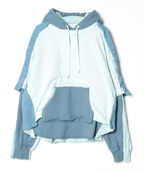 FACETASM/ファセッタズム/LAYERED HOODIE blue 5