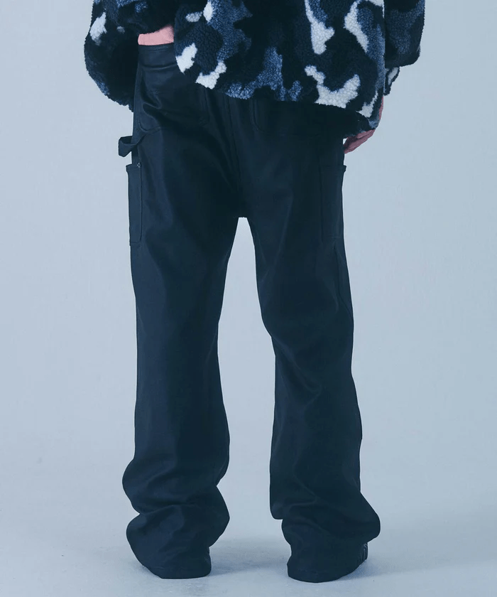 FR(13)NDS/フレンズ/コーティングダブルニーパンツ(M black)｜ ROYAL