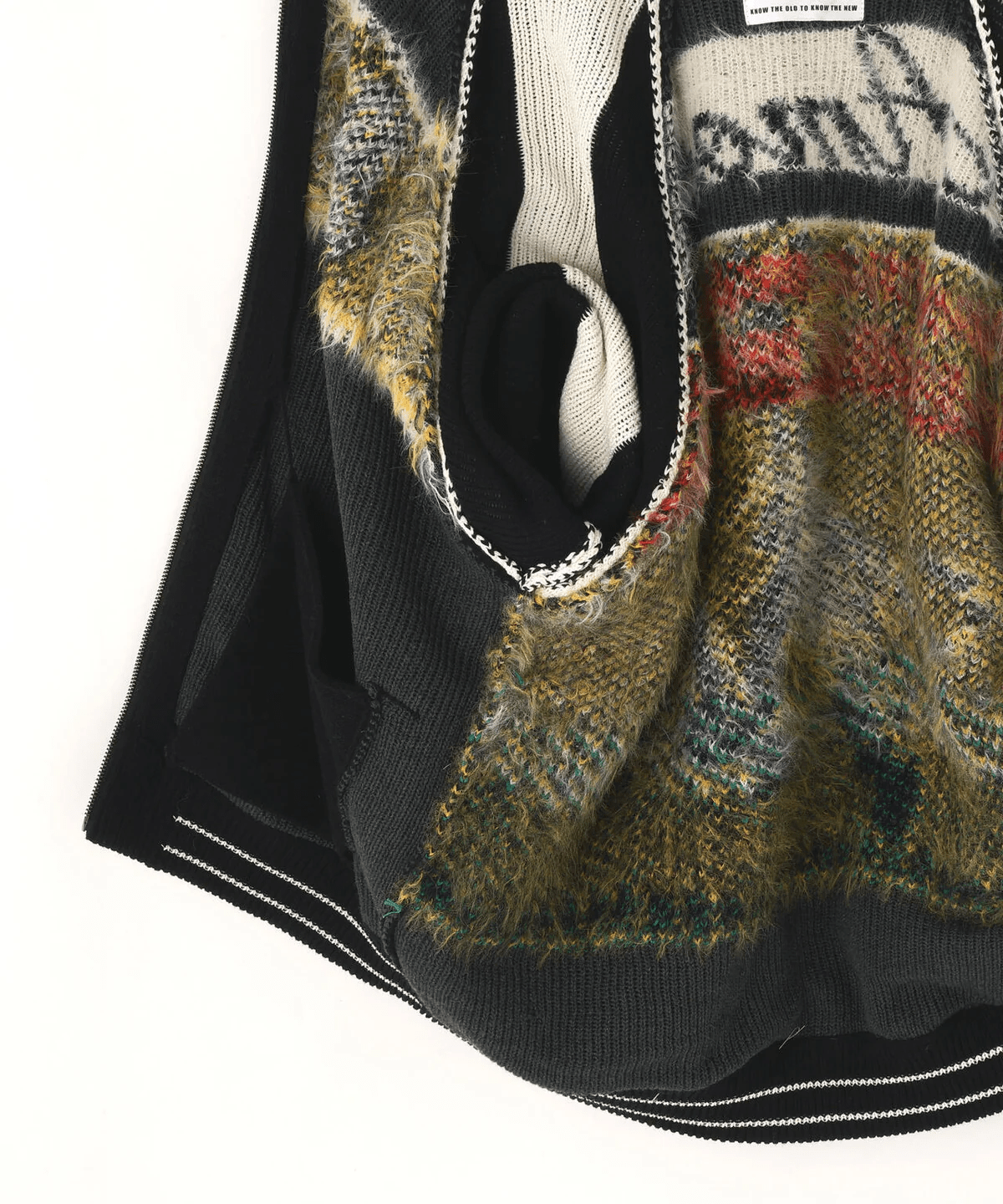 amok /アモク/SOUVENIOR KNIT JACKET black F