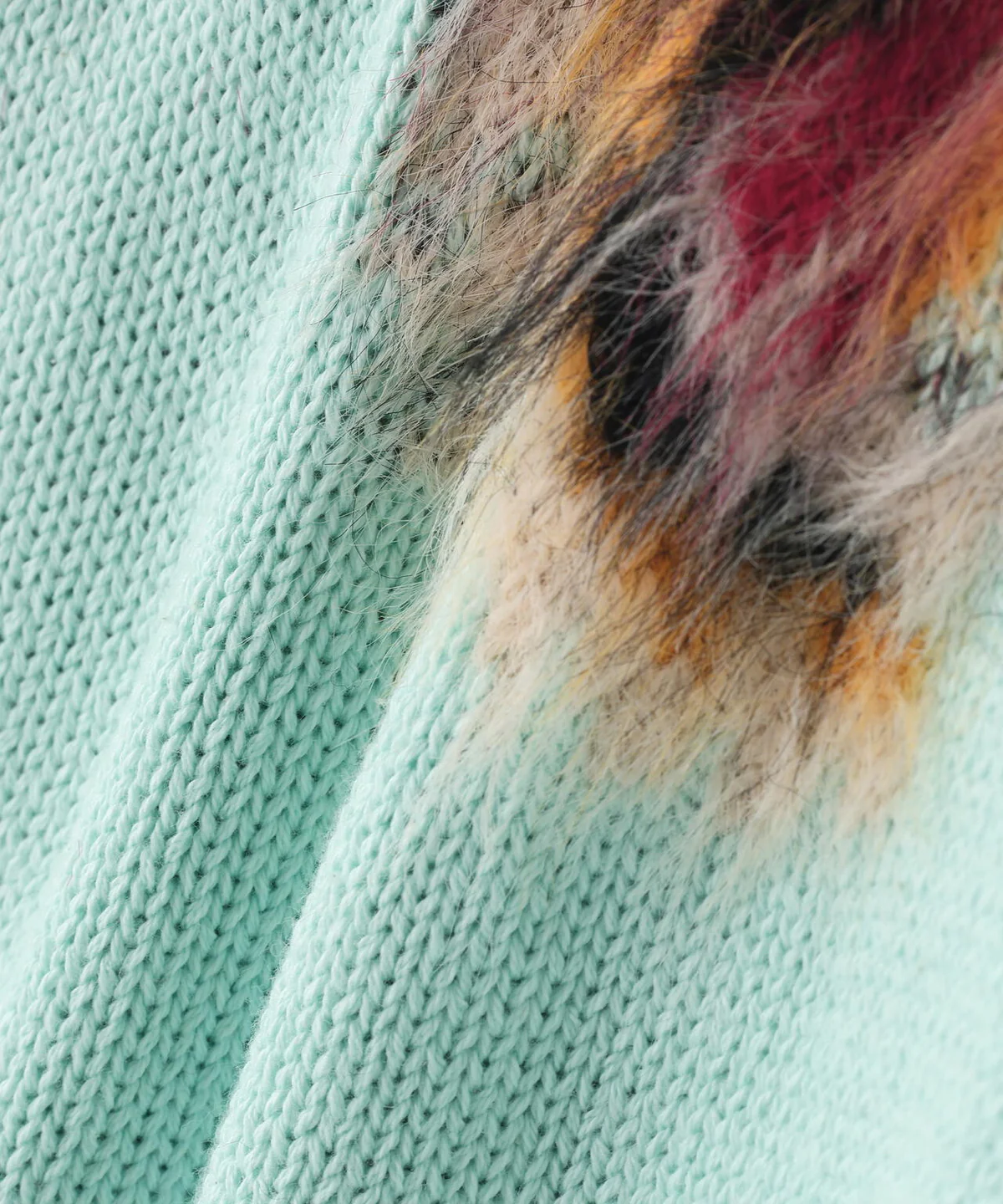 amok /アモク/SOUVENIOR KNIT JACKET NAVY F