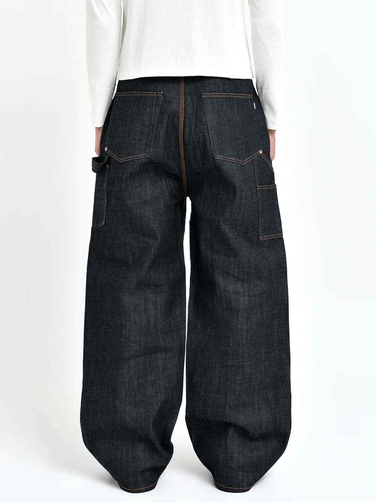 Bante/Japanese Double Knee Denim Pants - Indigo INDIGO 3