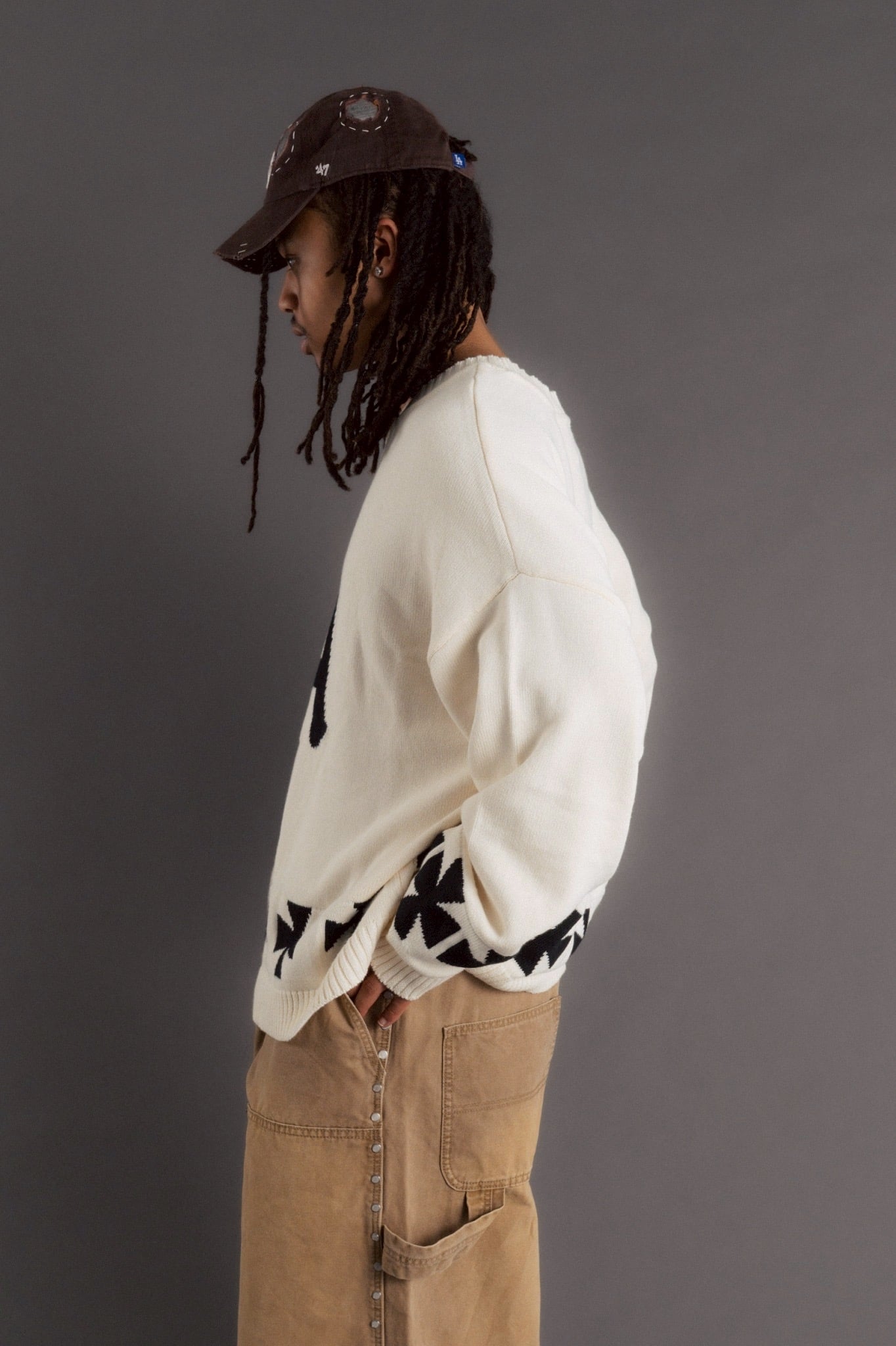 FR(13)NDS/フレンズ/LA KNIT white F