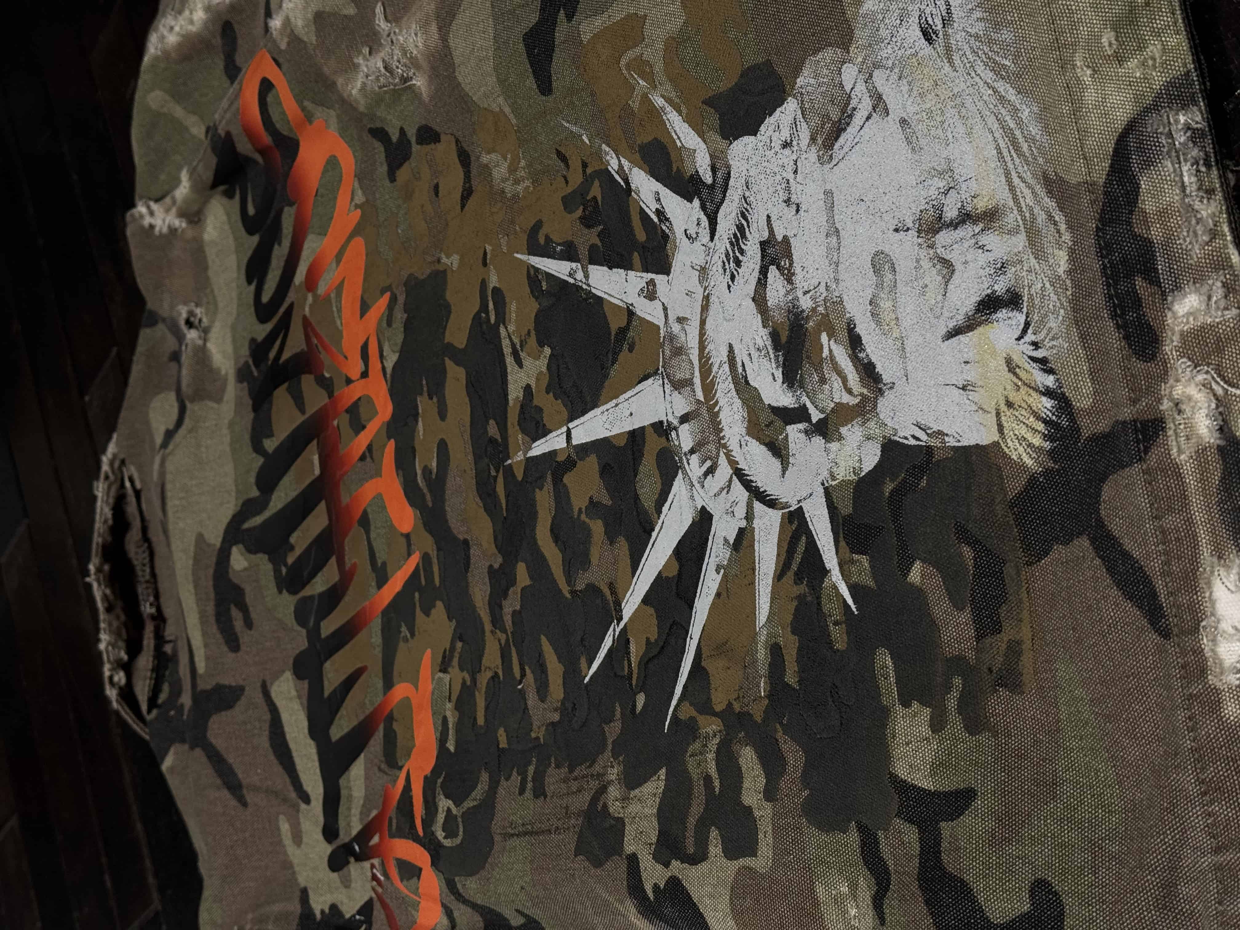 AVIREX×VANDAL 迷彩　BZ khaki L