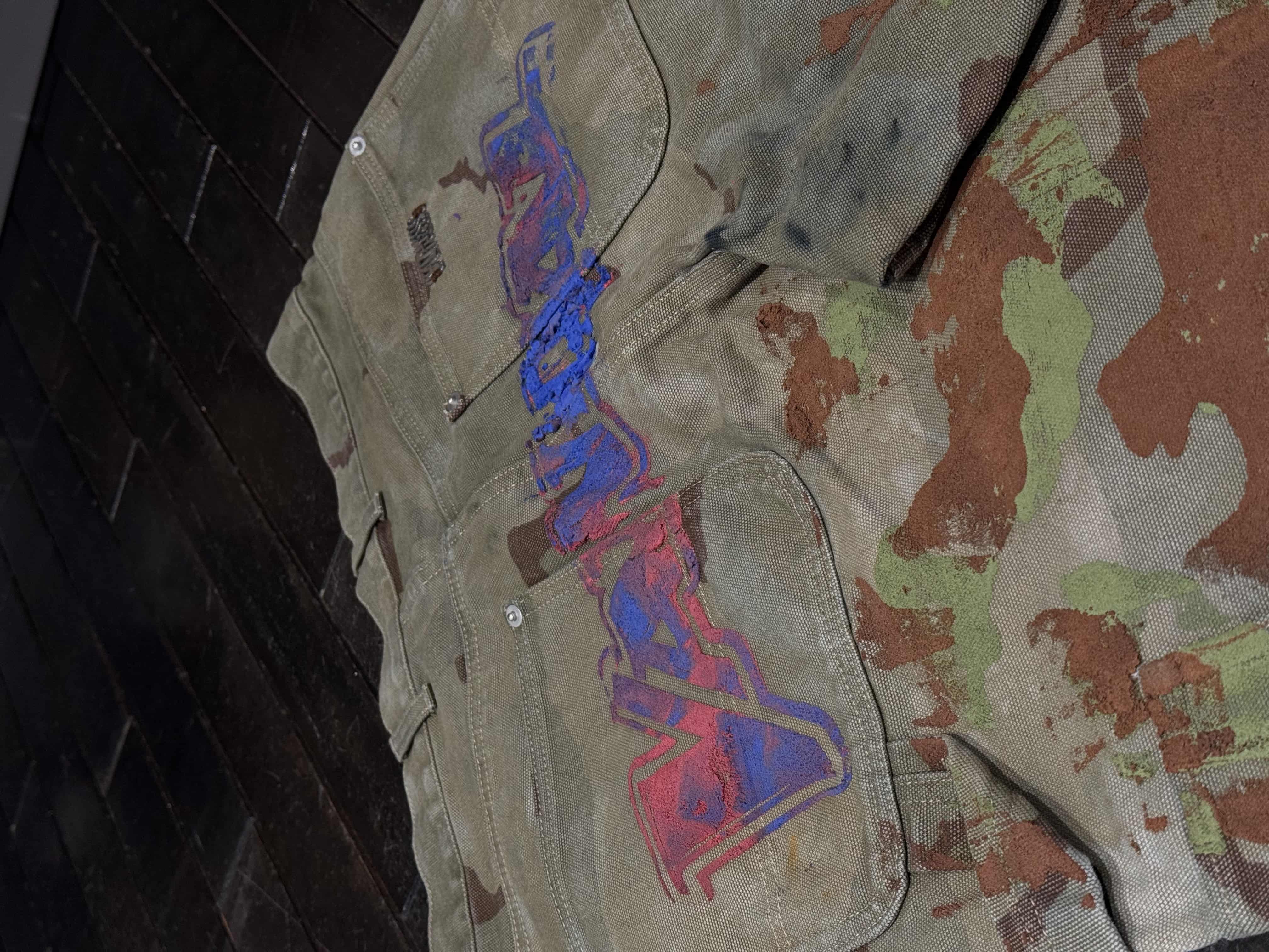 AVIREX×VANDAL 迷彩　Pt BEIGE L