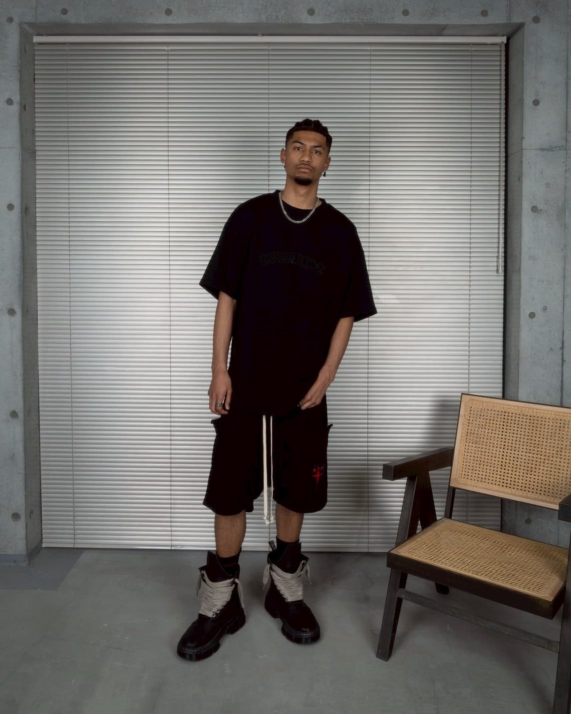 CVTVLIST/カタリスト/multi cross usual shorts black XL