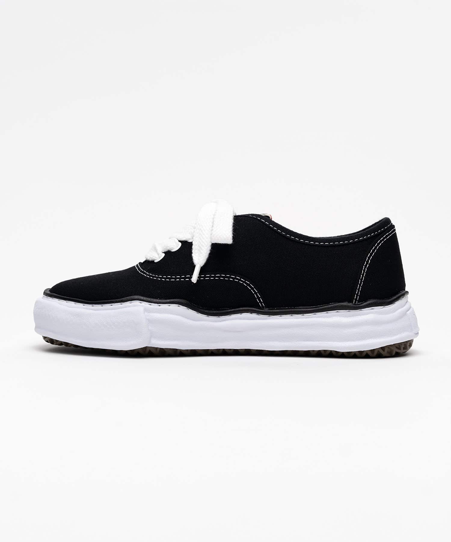 Maison MIHARA YASUHIRO/"BAKER" OG Sole Canvas Low-top Sneaker black 40