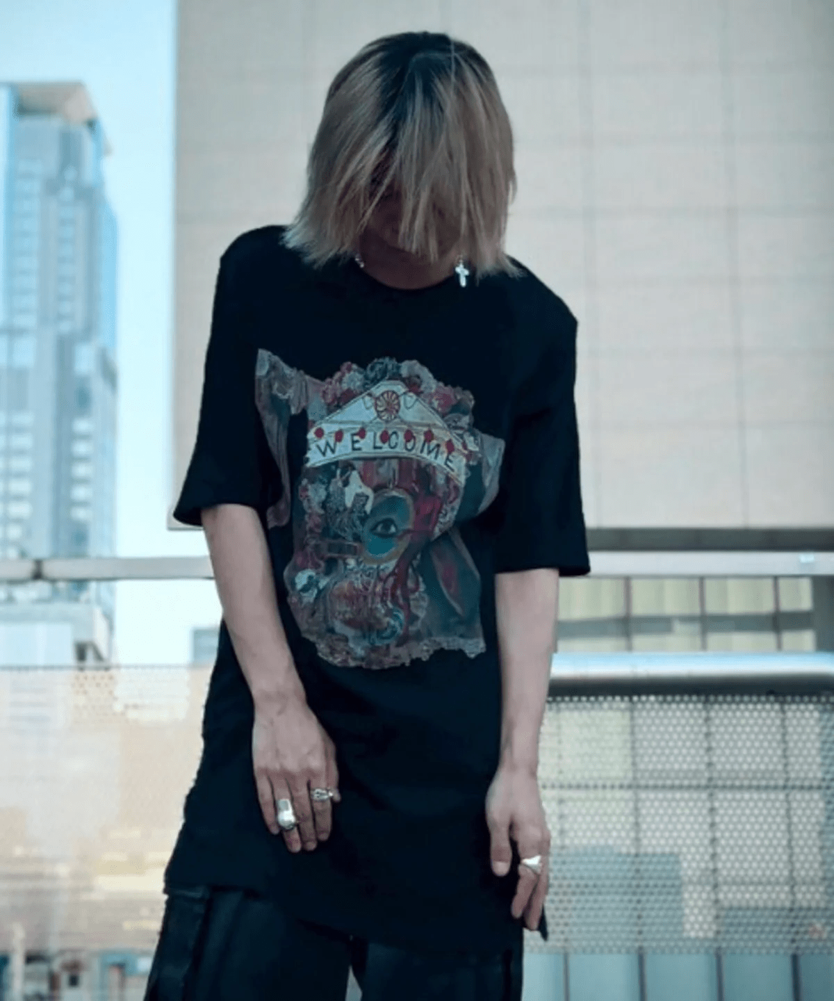 SHARE SPIRIT/シェアースピリット/Welcome Tee black M