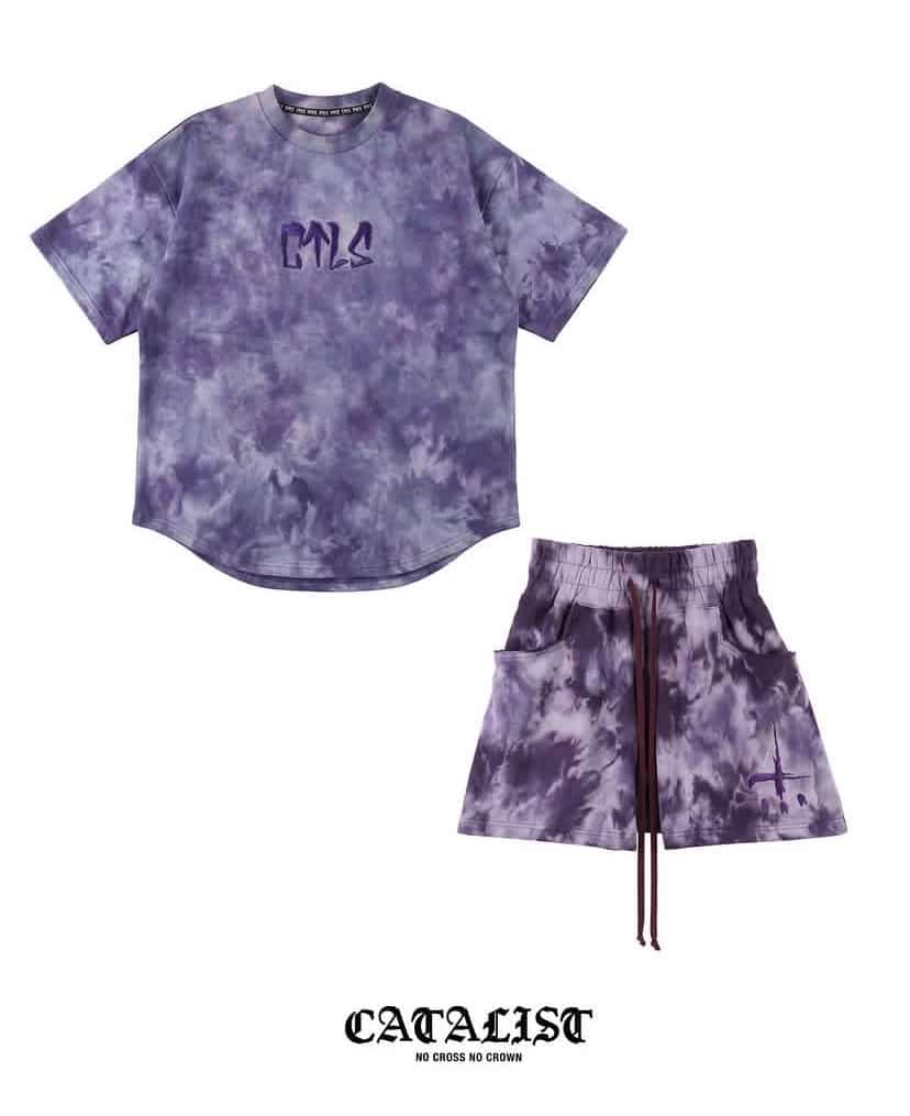 CVTVLIST/カタリスト/USUAL BLEACH TEE BLEACH purple 0