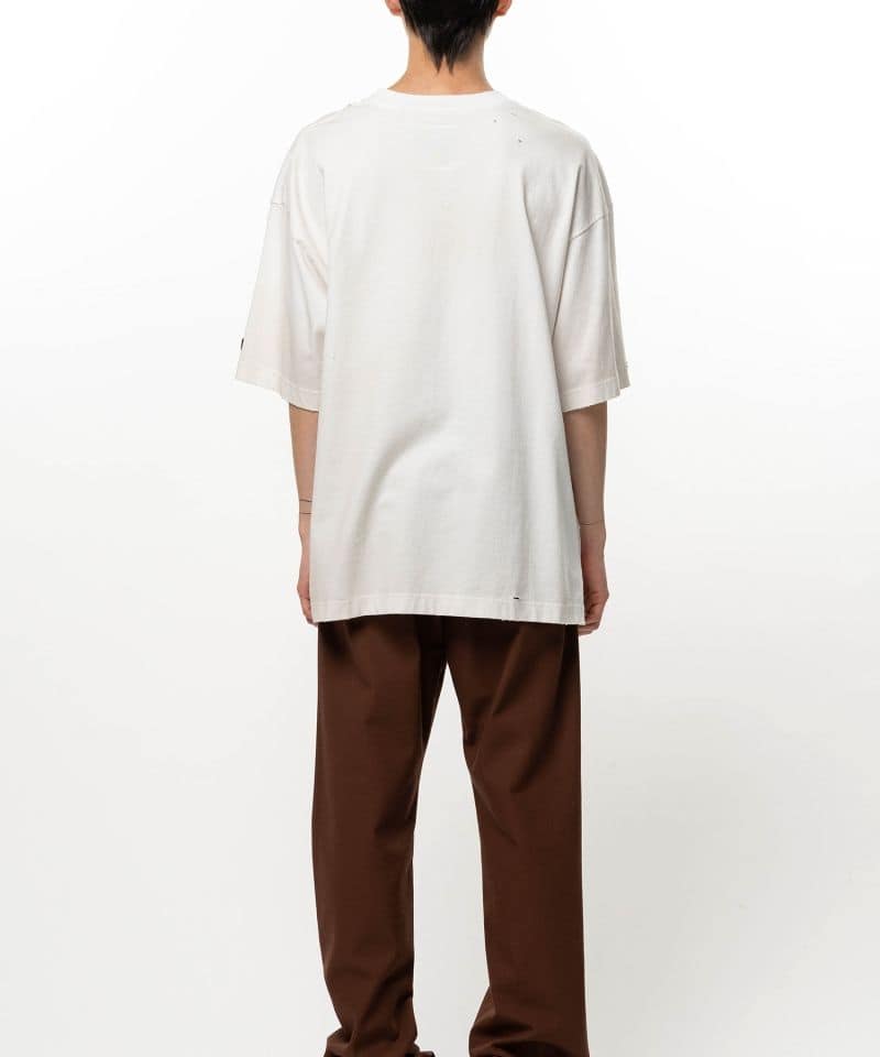 Maison MIHARA YASUHIRO/Leon Doodle Printed T-shirt white 46
