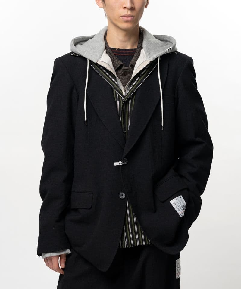 Maison MIHARA YASUHIRO/Triple Layered Jacket black 44