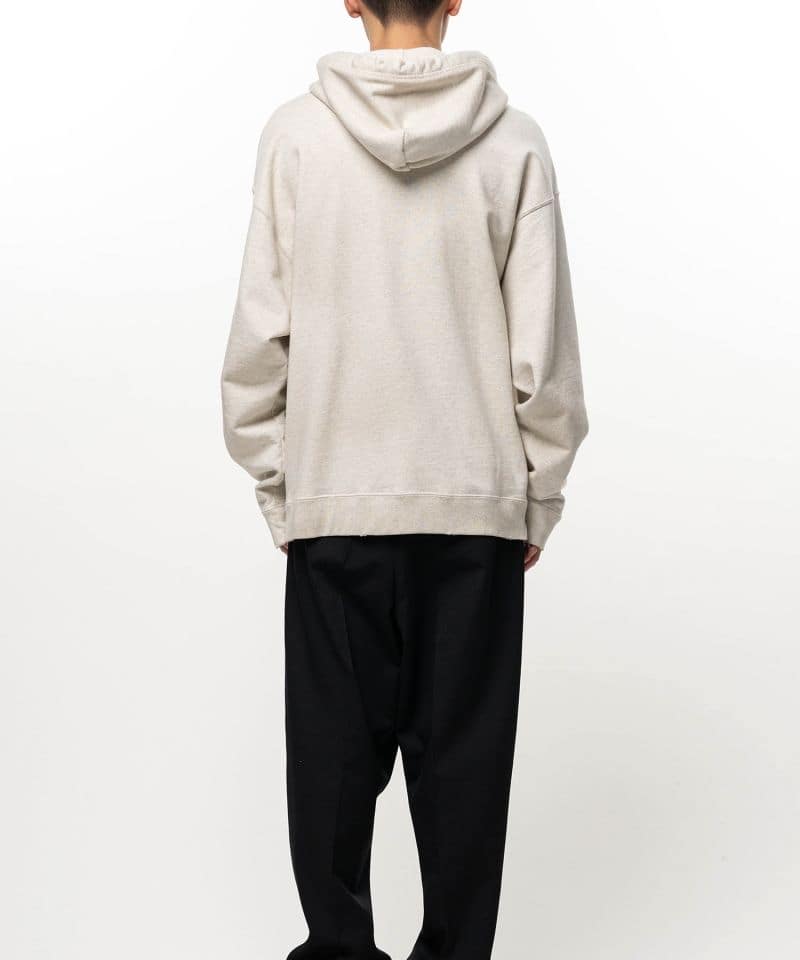Maison MIHARA YASUHIRO/Kids Doodle Printed Zip-up Hoodie white 48