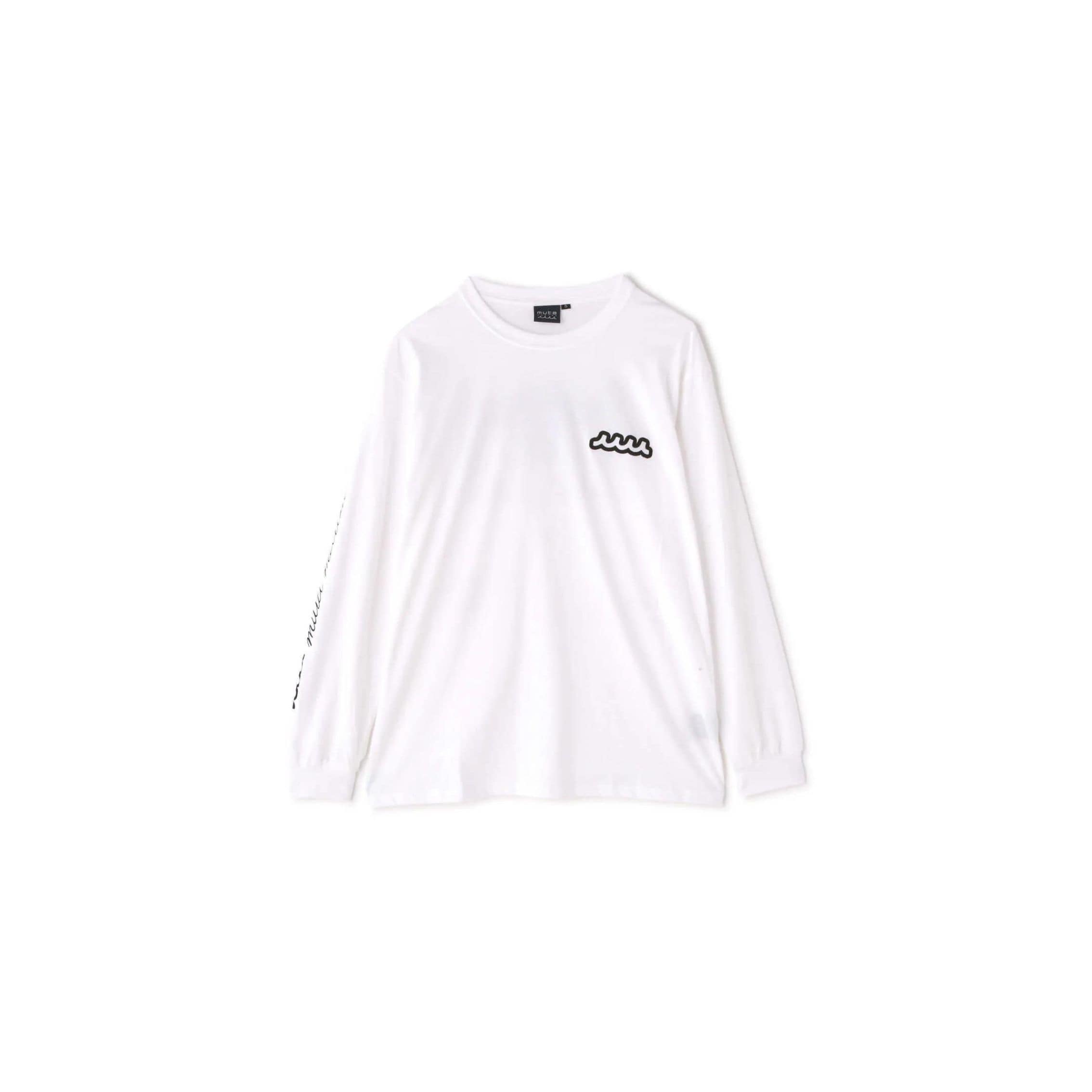 muta MARINE/ムータ マリン/別注3Dバックプリント ロングスリーブTシャツ white 6
