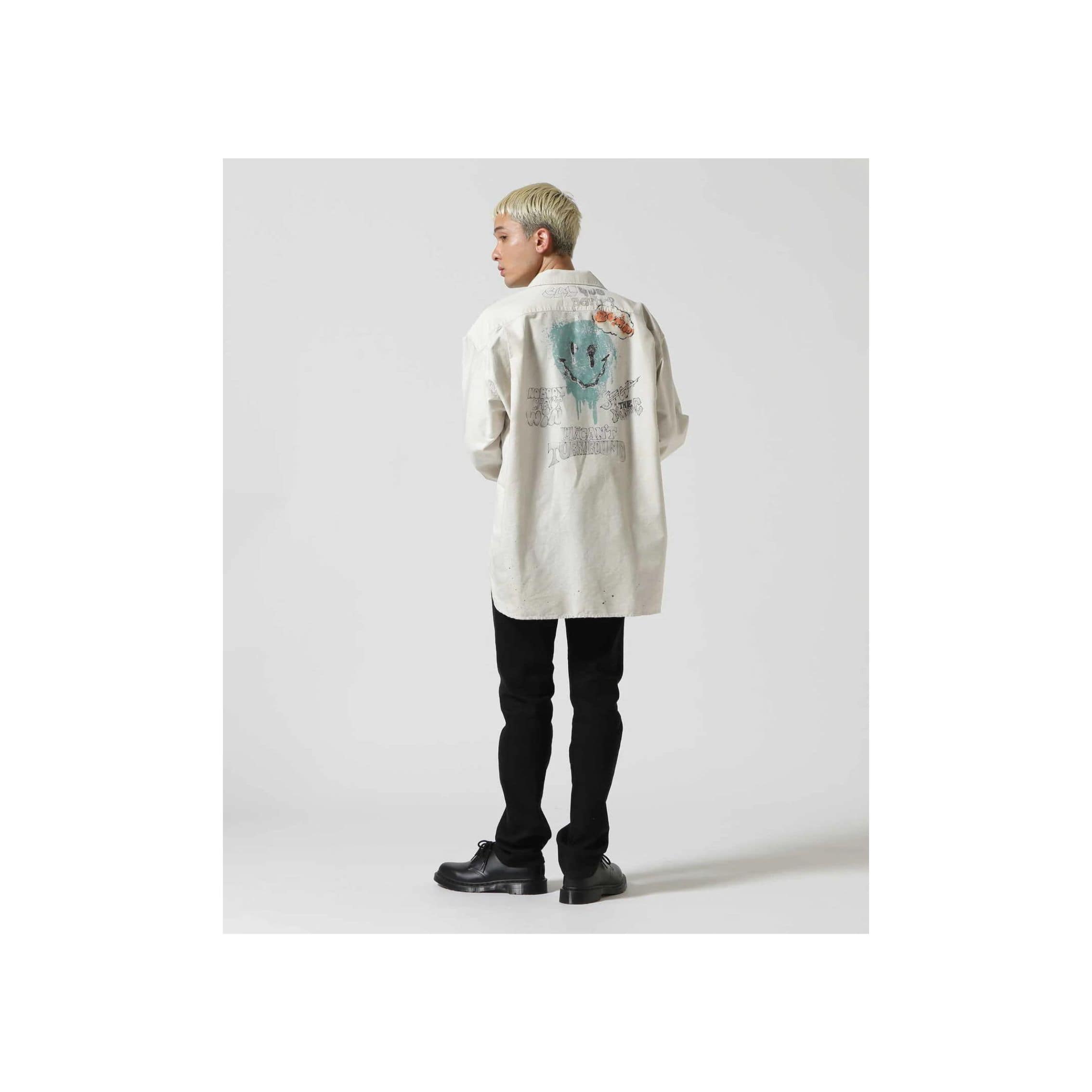 Maison MIHARAYASUHIRO/メゾン ミハラヤスヒロ/Distressed Shirt white 50