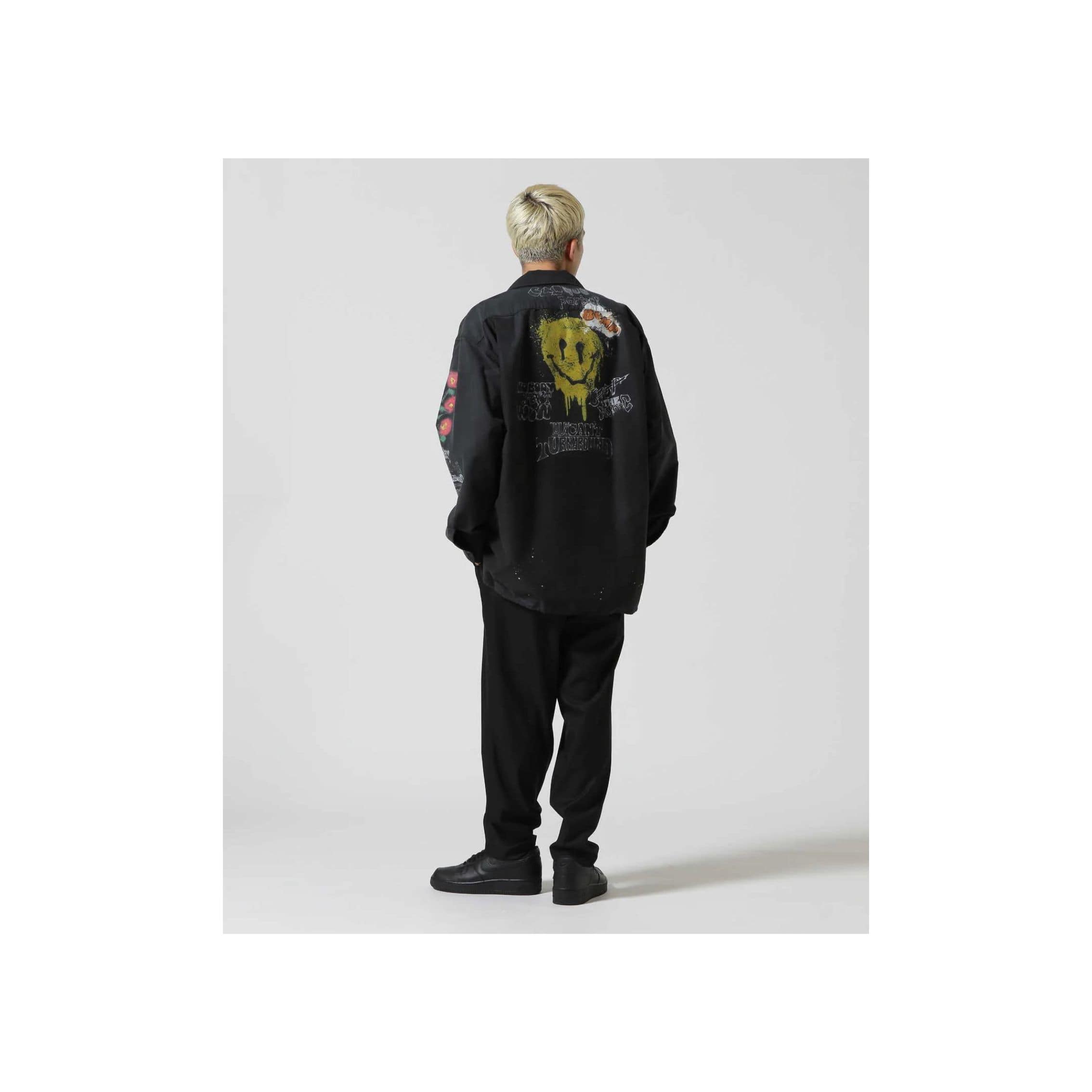 Maison MIHARAYASUHIRO/メゾン ミハラヤスヒロ/Distressed Shirt black 50