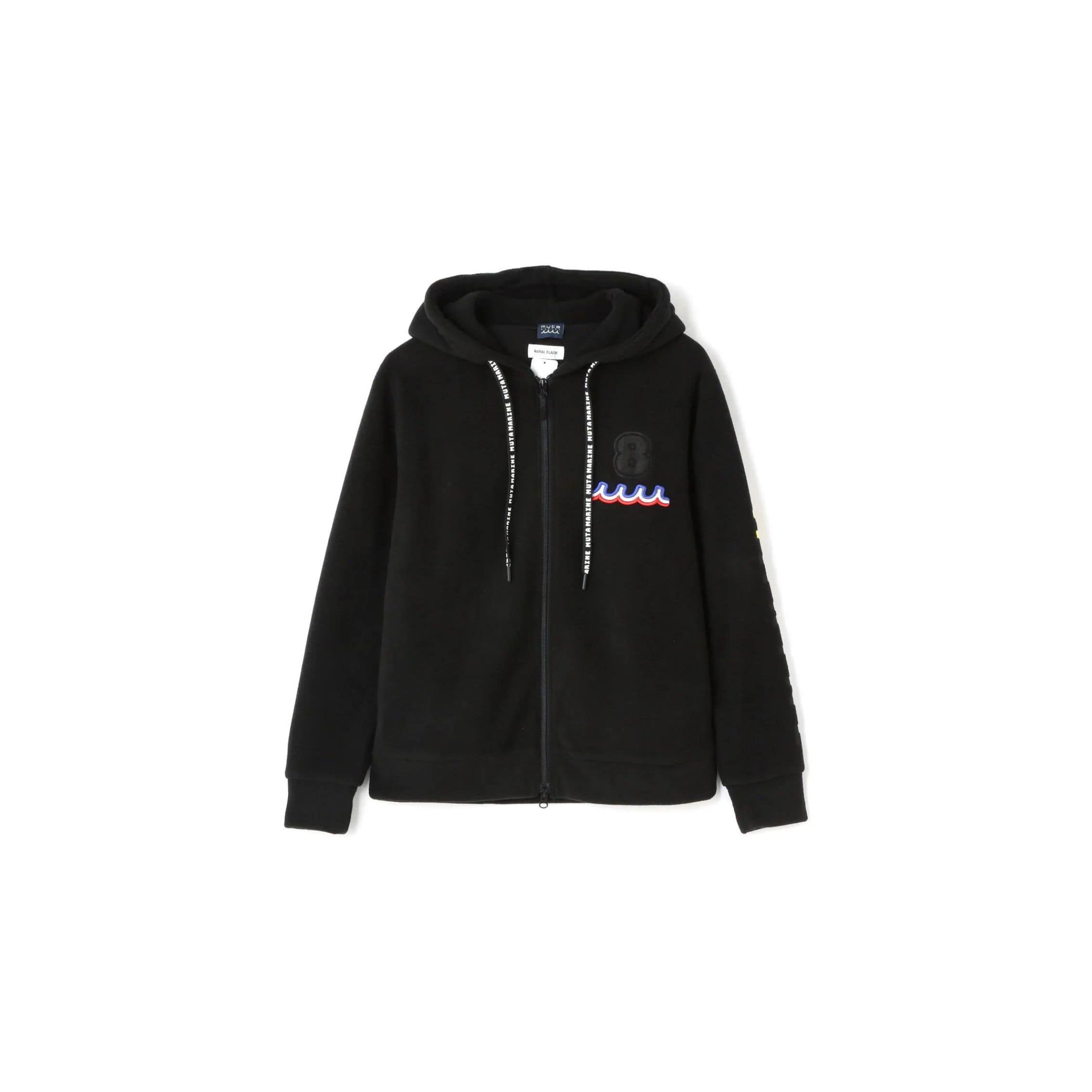 muta MARINE/ムータ マリン/別注Fleece Parka black XL