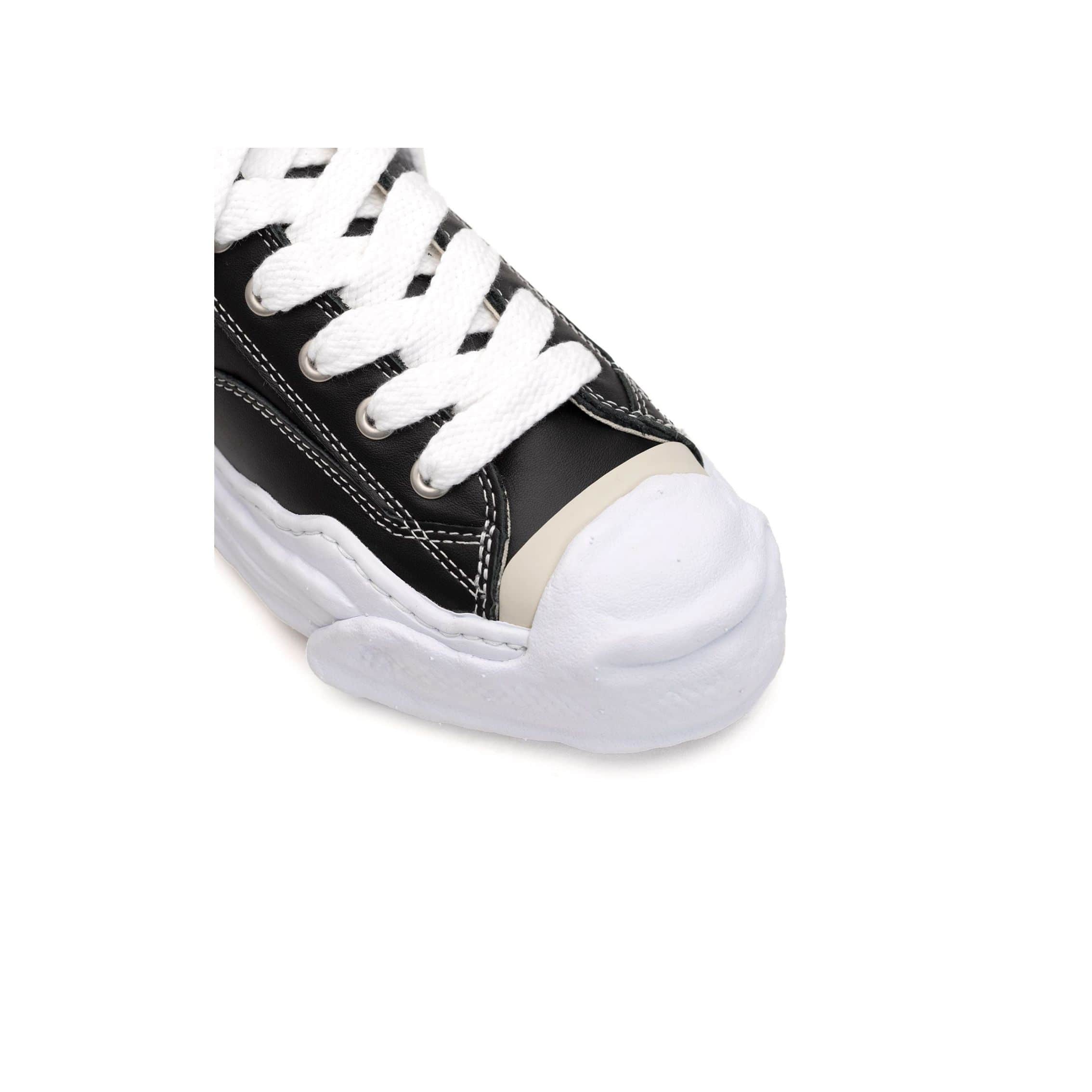 ”HANK”OG Sole Leather Low-top Sneaker black 38