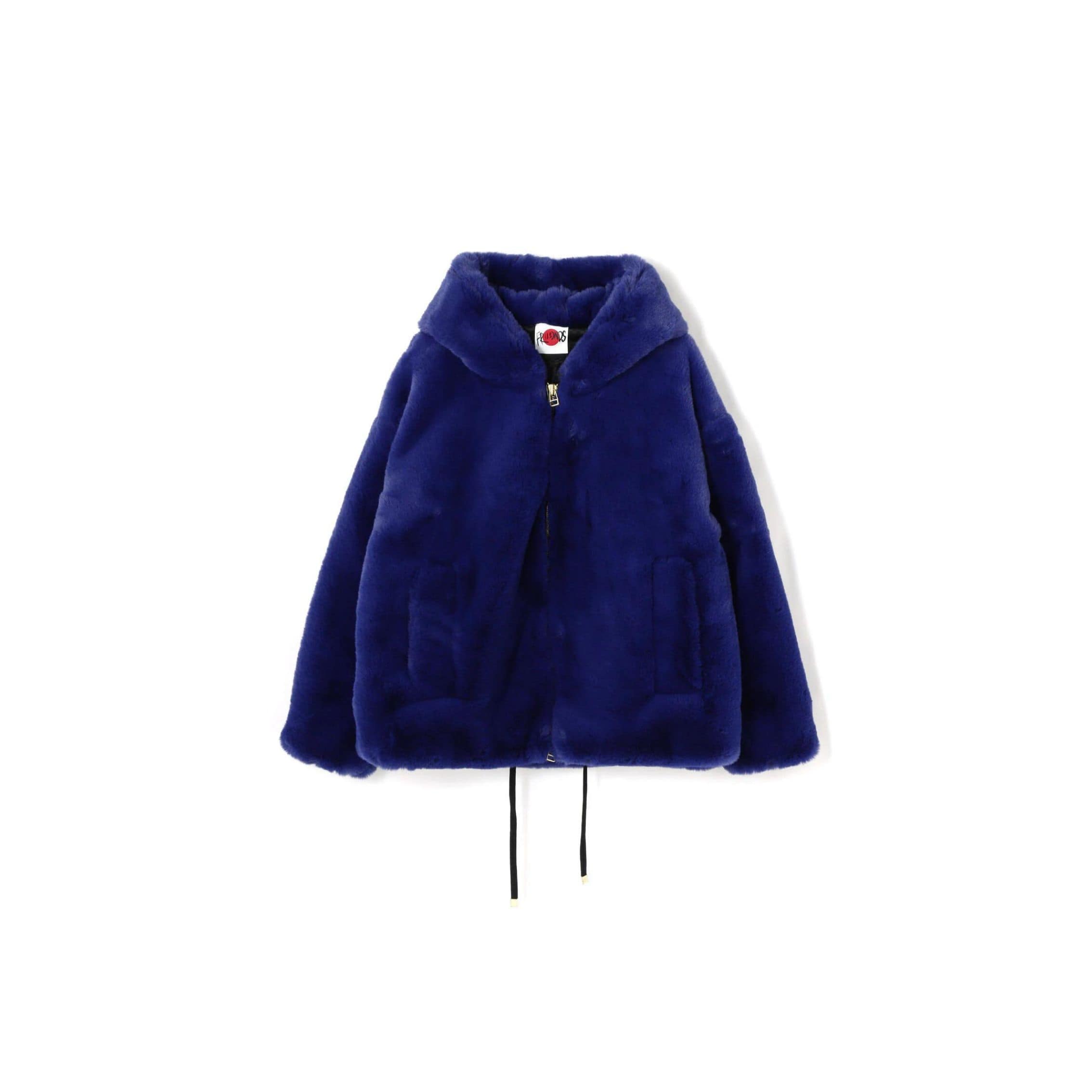 FR(13)NDS /フレンズ/ECO FUR HOOD BZ blue L
