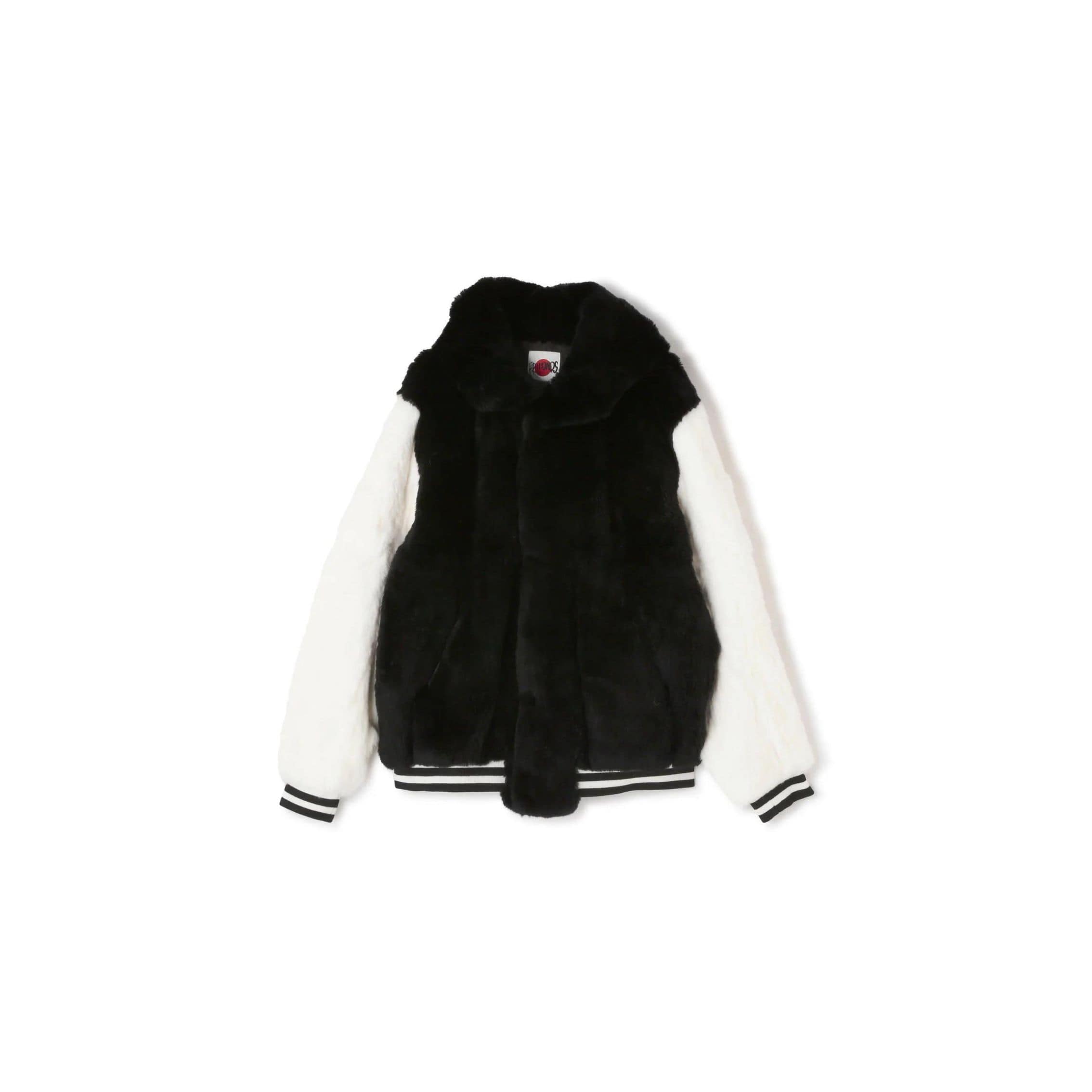 FR(13)NDS/フレンズ/ラビットスタジャンパーカー black L