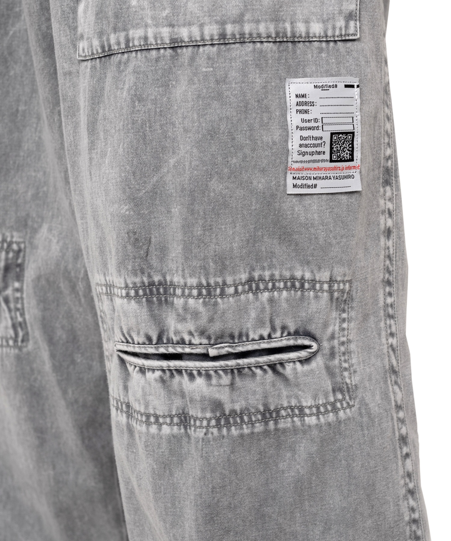 Maison MIHARAYASUHIRO/メゾン ミハラヤスヒロ/ Cotton Satin Military Pants 44