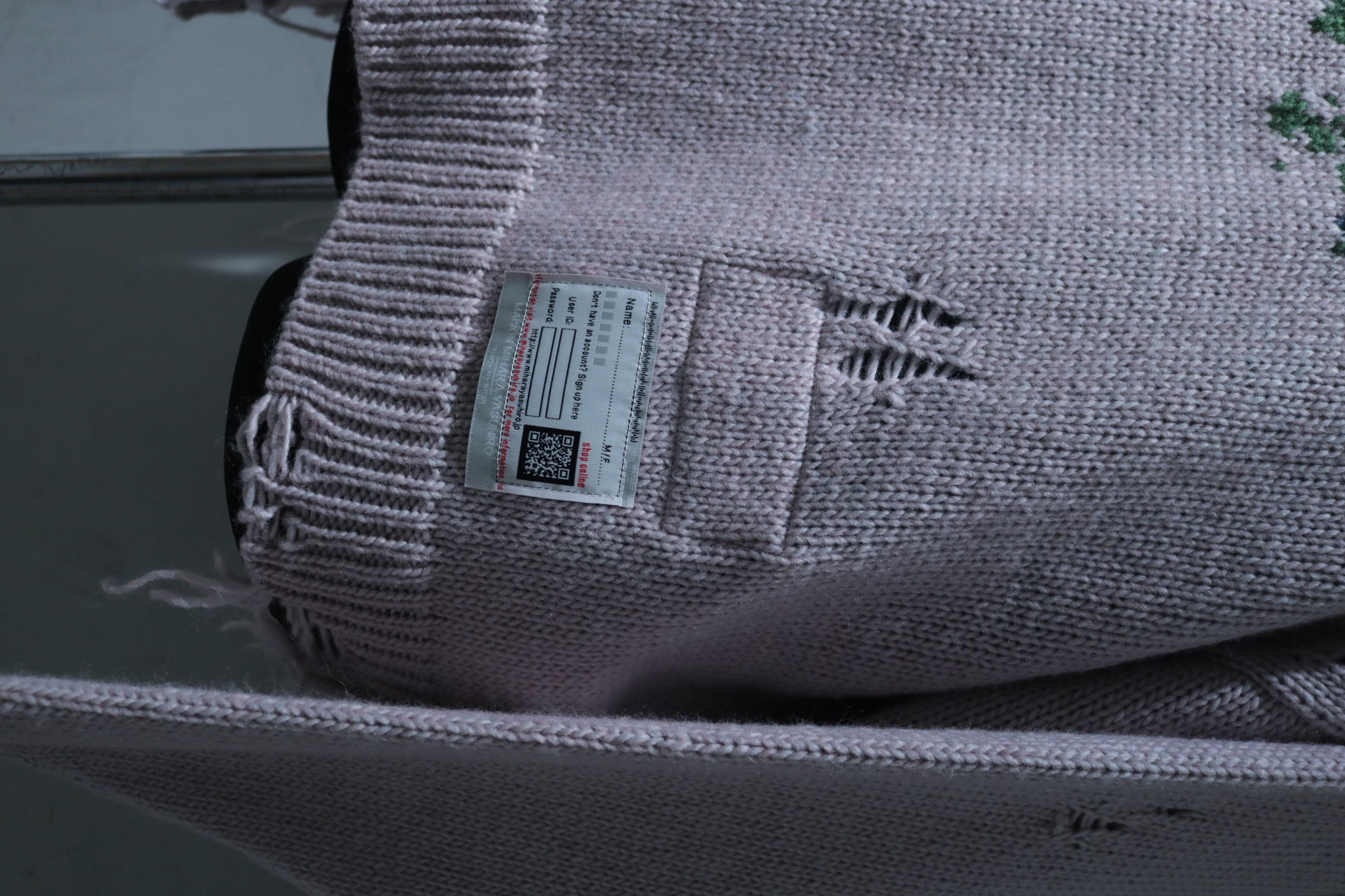 Maison MIHARAYASUHIRO/メゾン ミハラヤスヒロ/DUCK KNIT PO 48