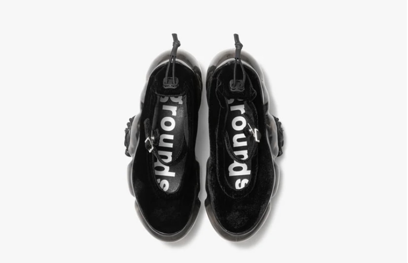 grounds/MOOPIE PUMPS/BLACK VELVET / BLACK black 38