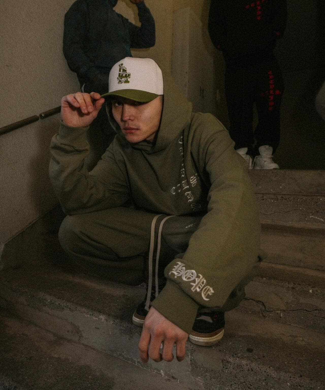 CTLS/シーティーエルエス/別注EMBROIDERY SWEAT PANTS brown 0