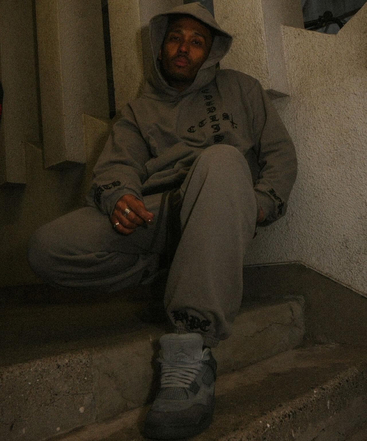 CTLS/シーティーエルエス/別注EMBROIDERY SWEAT PANTS gray 1