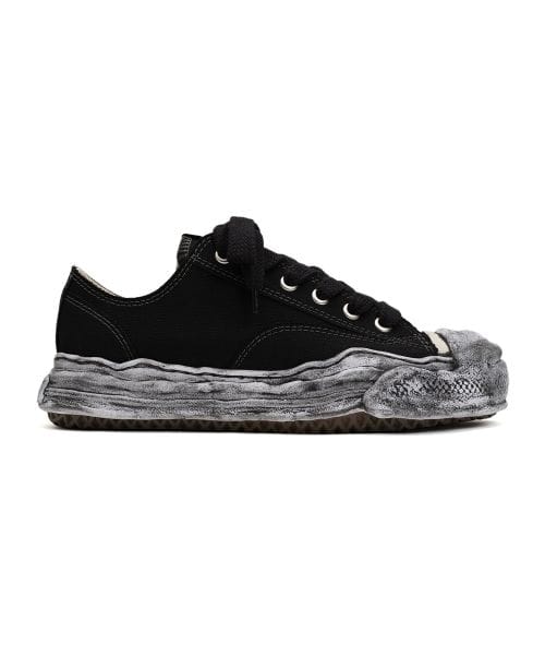 Maison MIHARA YASUHIRO/"HANK" OG Sole Garment Dyed Canvas Low-top Sneaker black 41