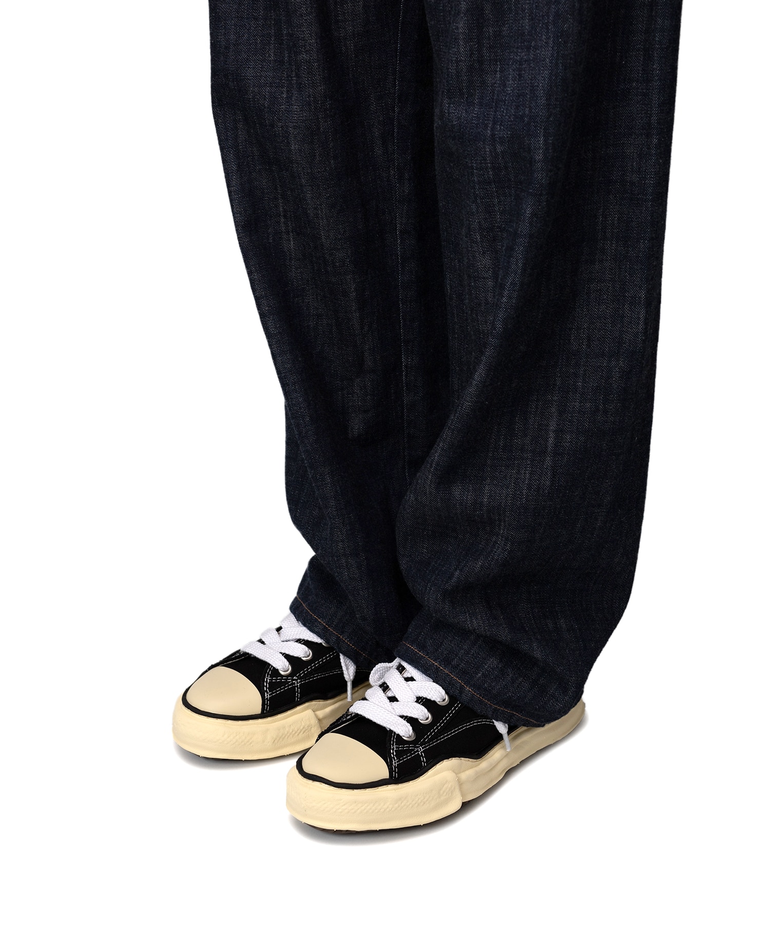 MAISON MIHARA YASUHIRO/"PETERSON" VL OG Sole Canvas Low-top Sneaker black 42