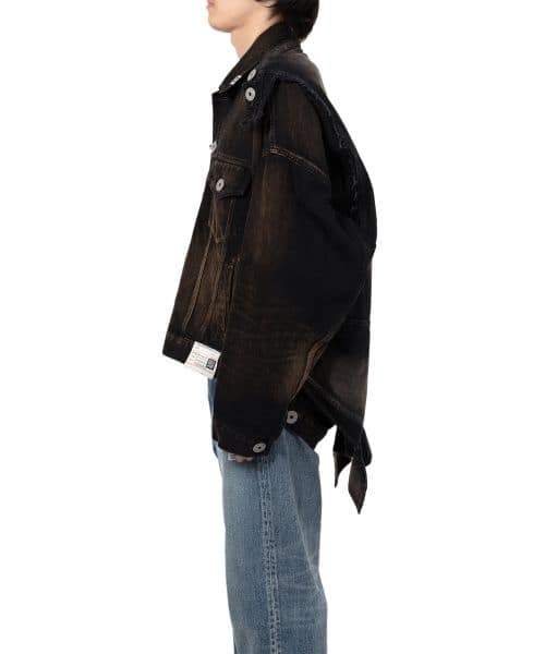 Maison MIHARA YASUHIRO/Reverse-Back Denim Jacket black 48